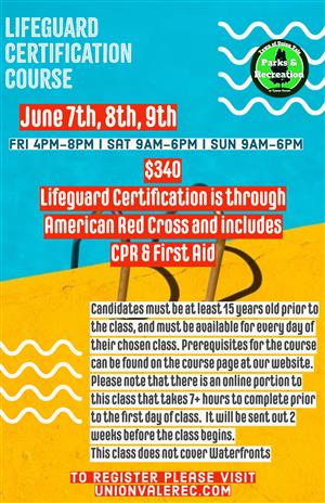 2024 Lifeguard Cert Course