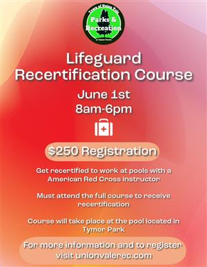 2025 lifeguard recert class